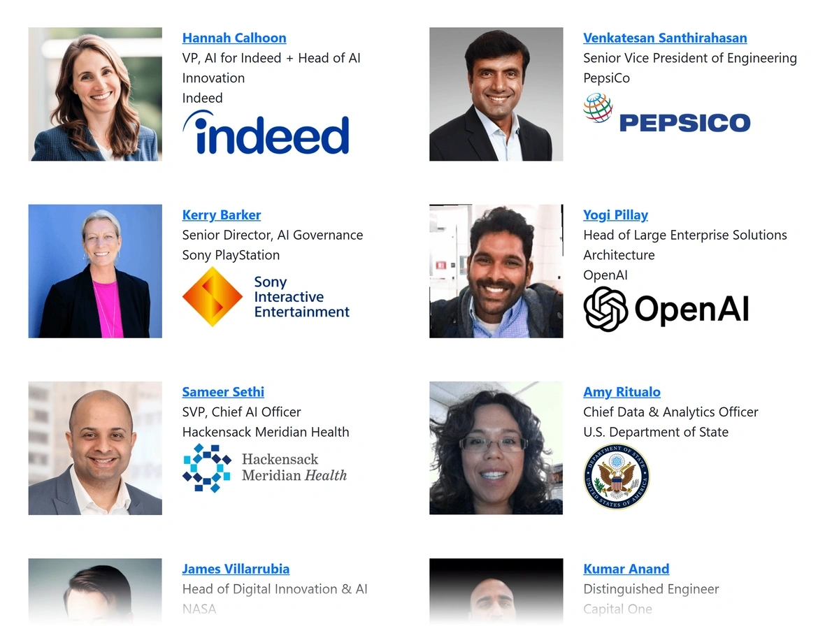 Speakers at Generative AI Week