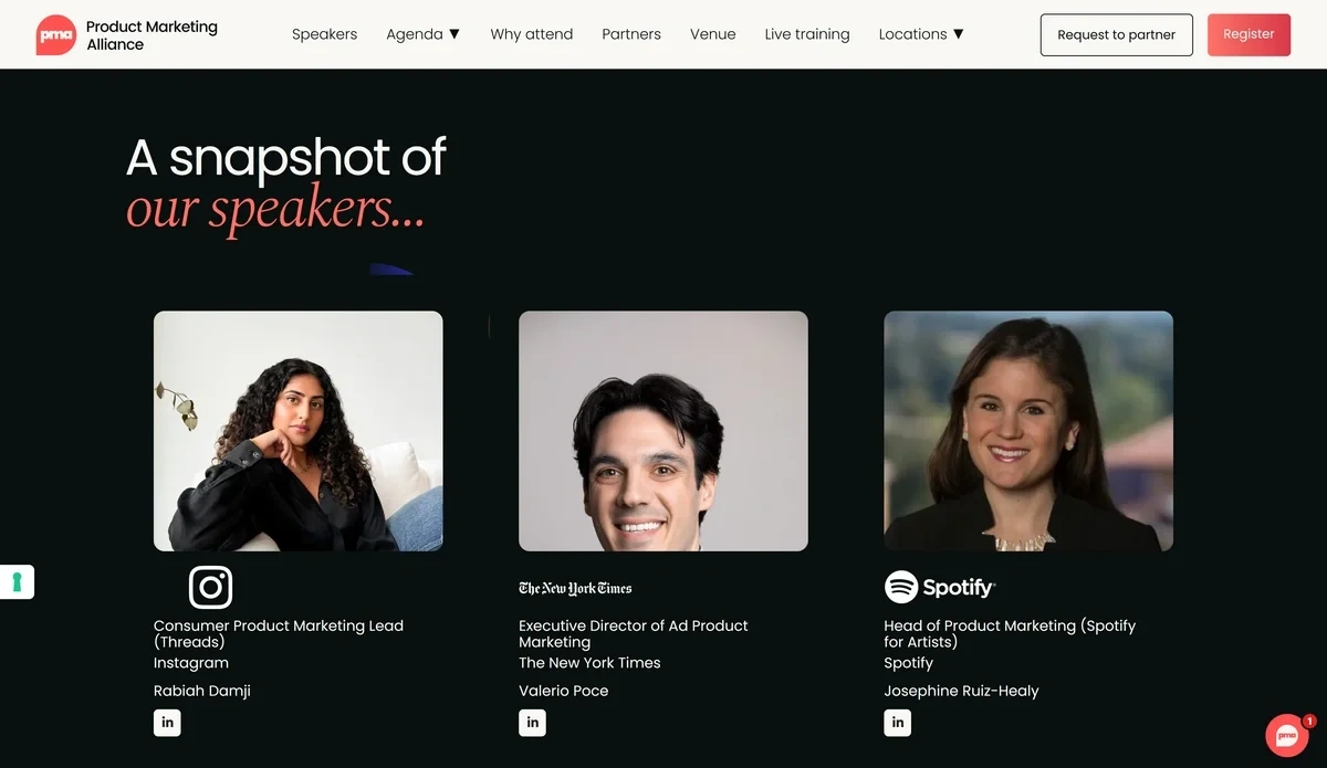 Product Marketing Summit New York conference speakers 2026