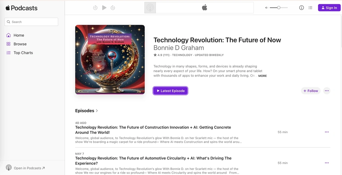 screenshot of Technology Revolution