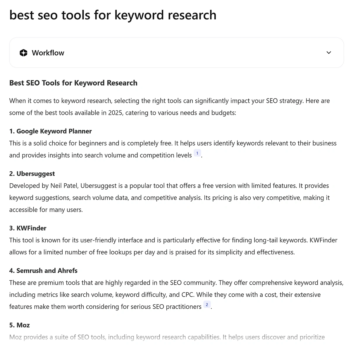You.com query response example
