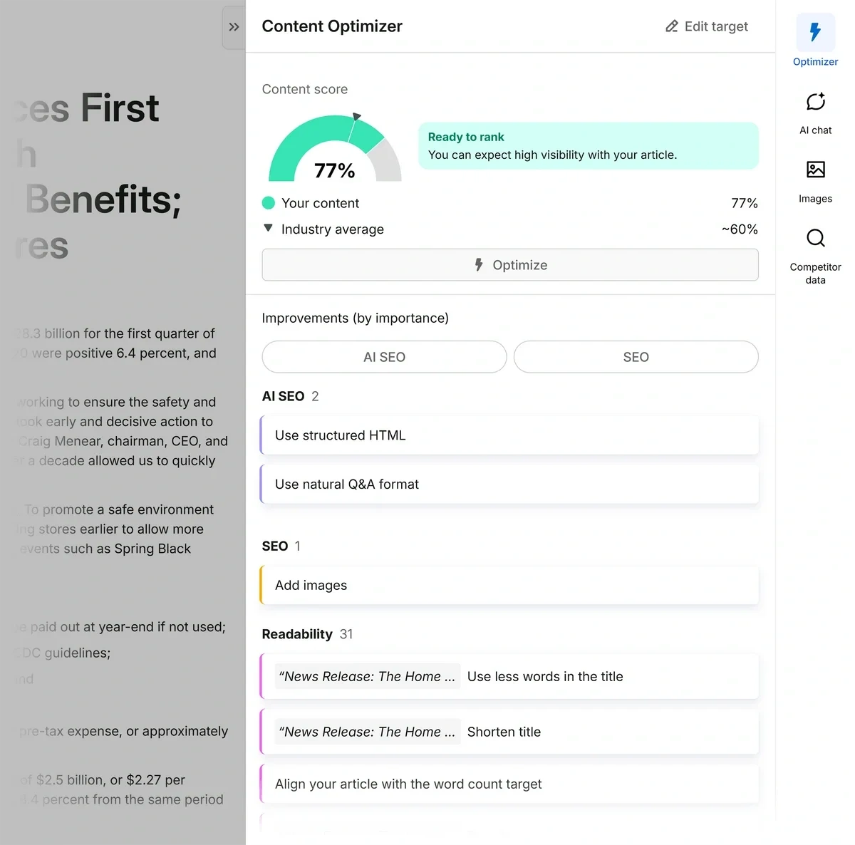 Content Optimizer