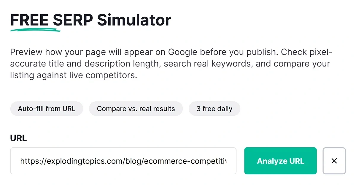 What is a SERP Simulator? graphic