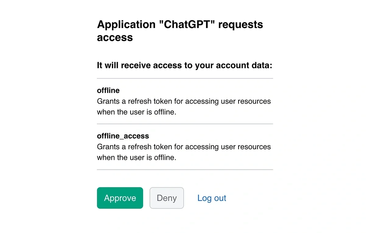 Approving ChatGPT's access to Semrush