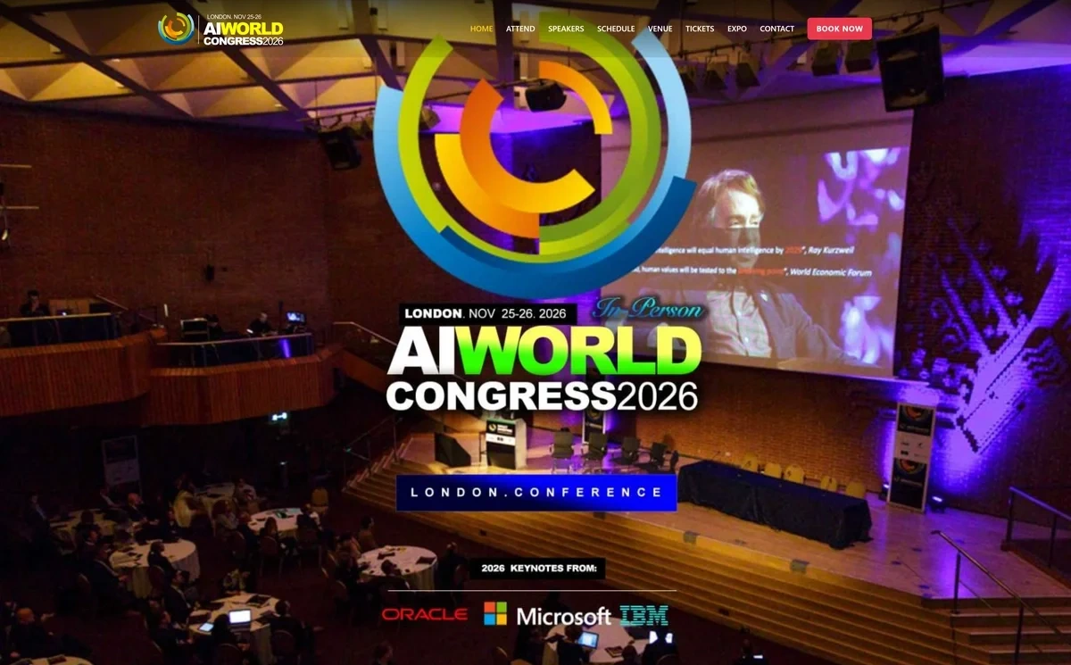 AI World Congress homepage 2026