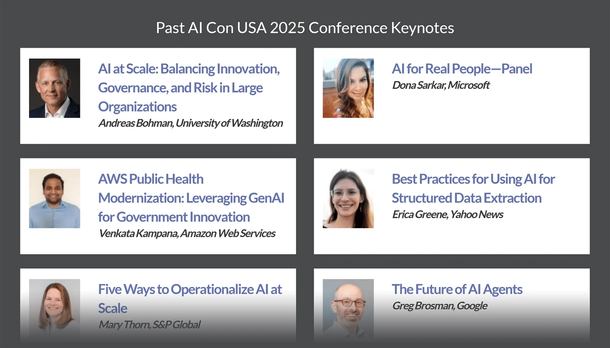 Speakers at AICon 2025