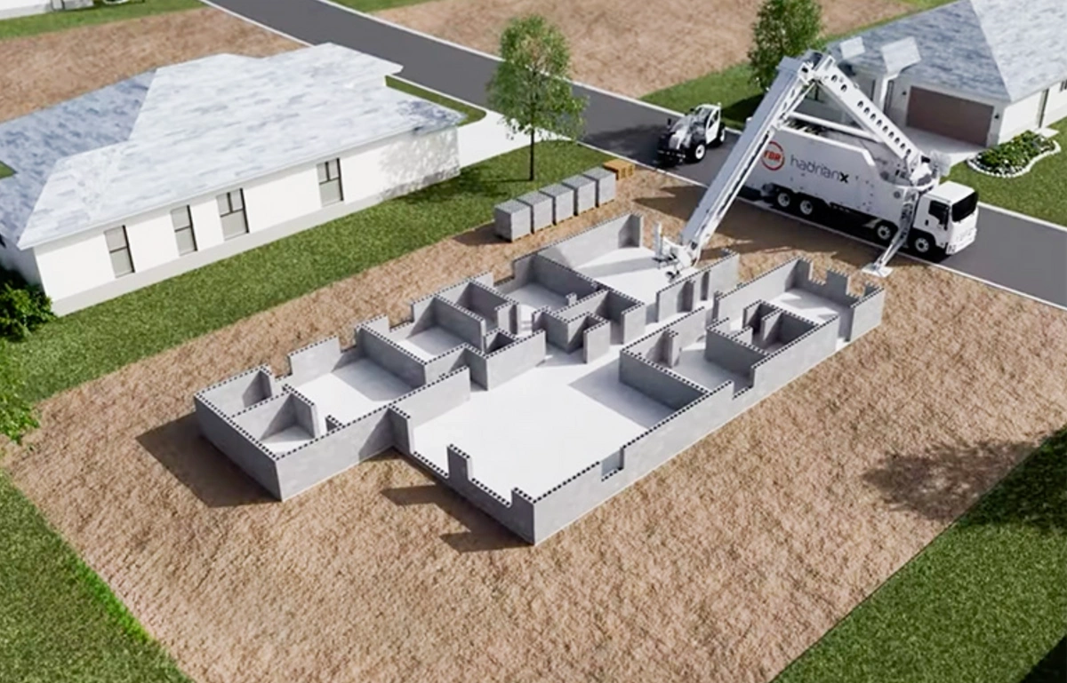 HadrianX bricklaying robot