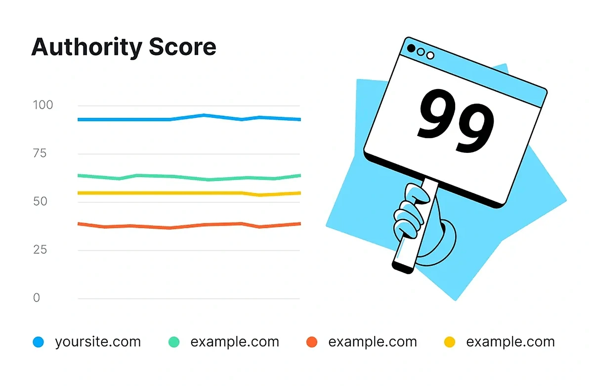 Illustration of an authority score