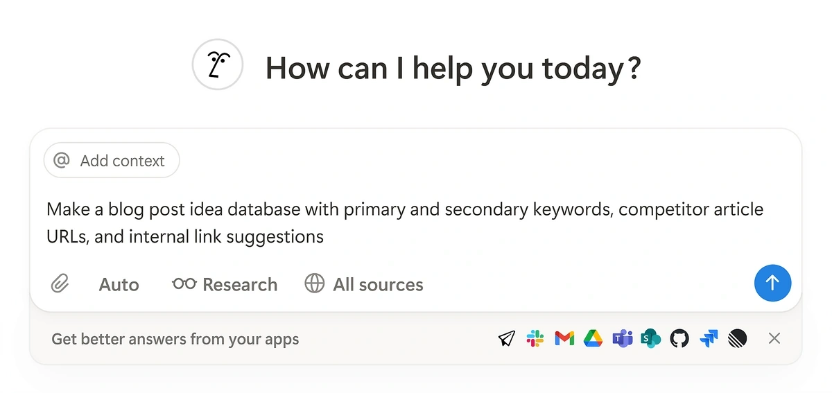 Creating a database with Notion AI