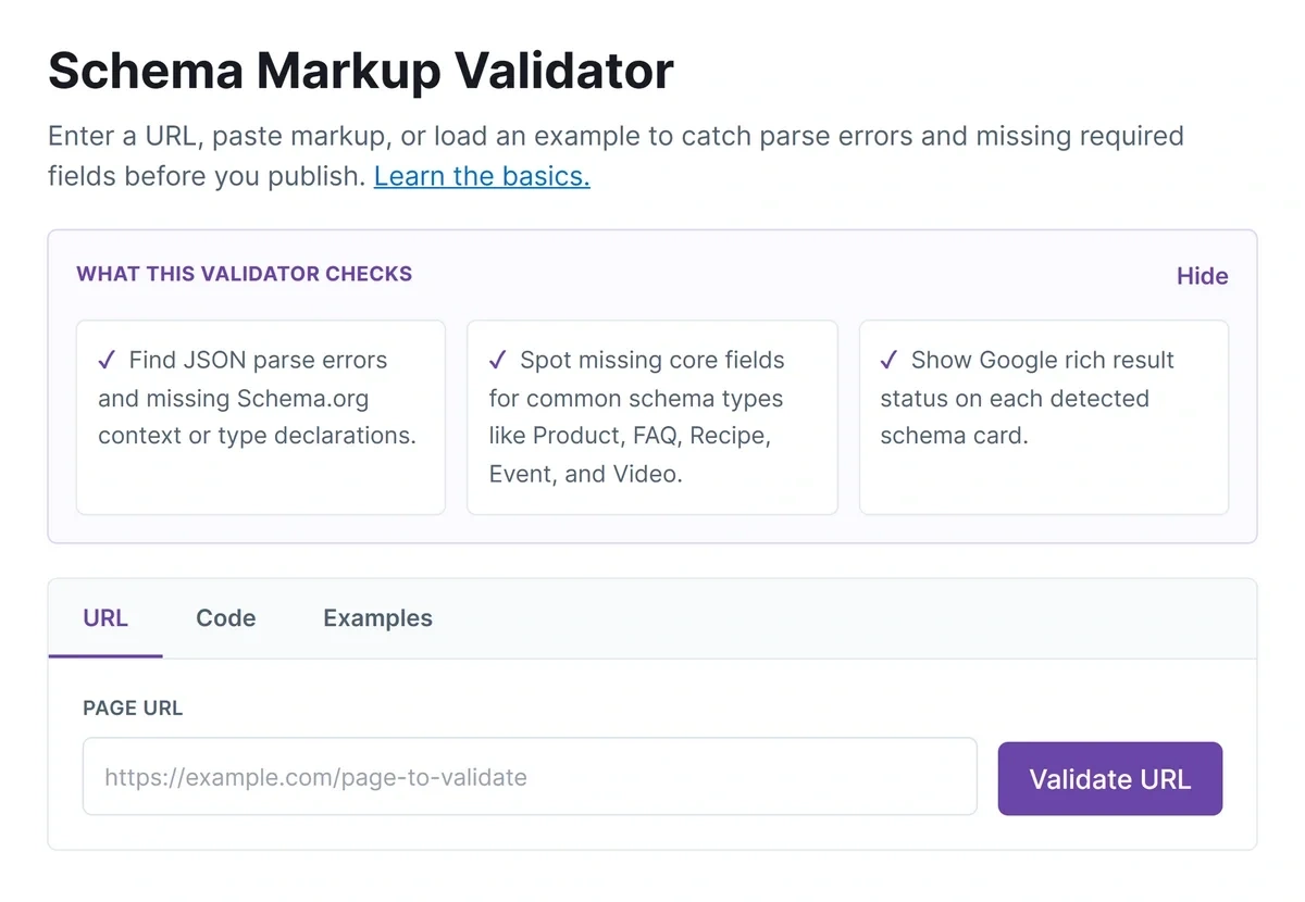 What Is The Schema Markup Validator? graphic