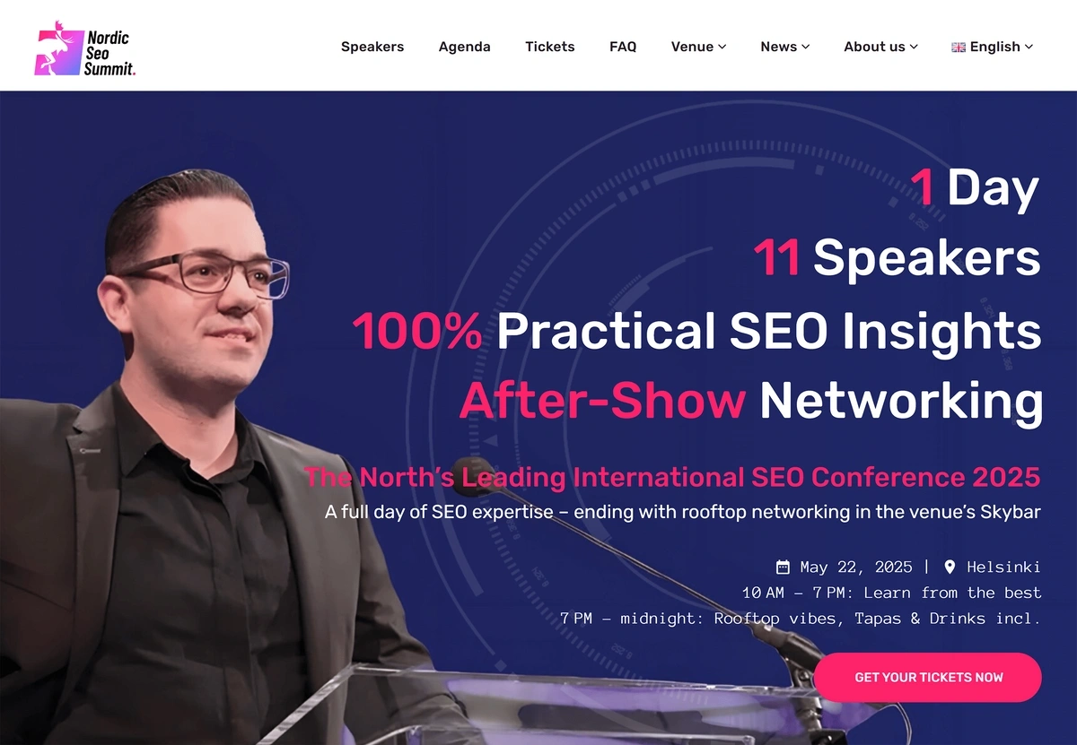 An outline of the first Nordic SEO summit