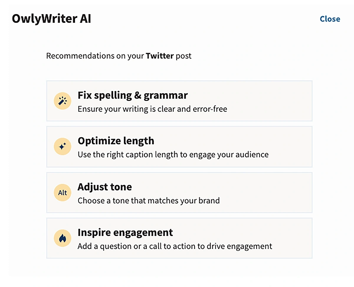 hootsuite owlywriter ai