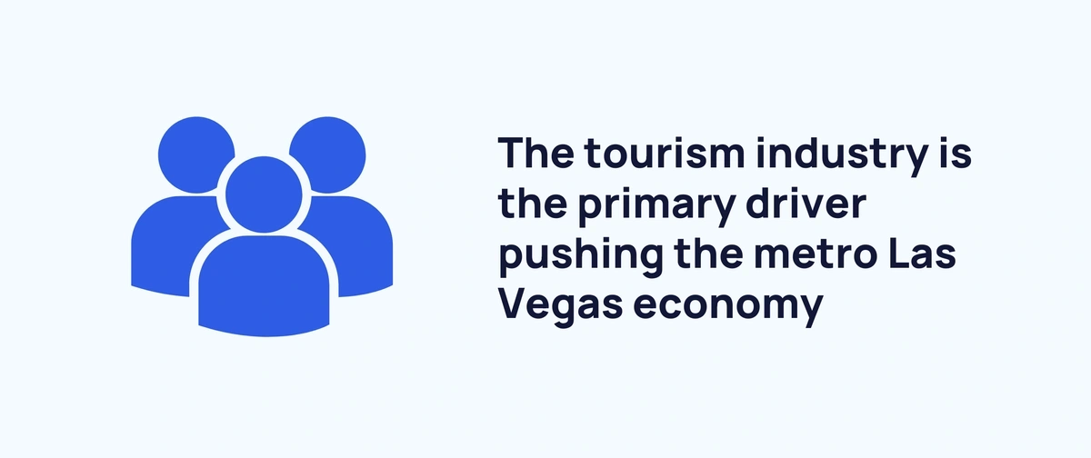 Statement about the tourism industry in Las Vegas