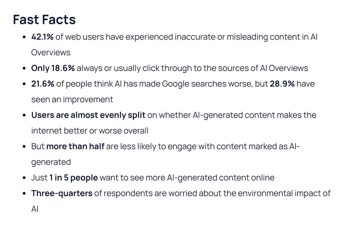 "Fast facts" at the top of an Exploding Topics study