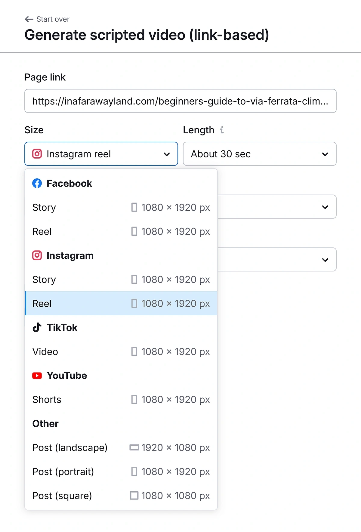 Semrush social scripted video