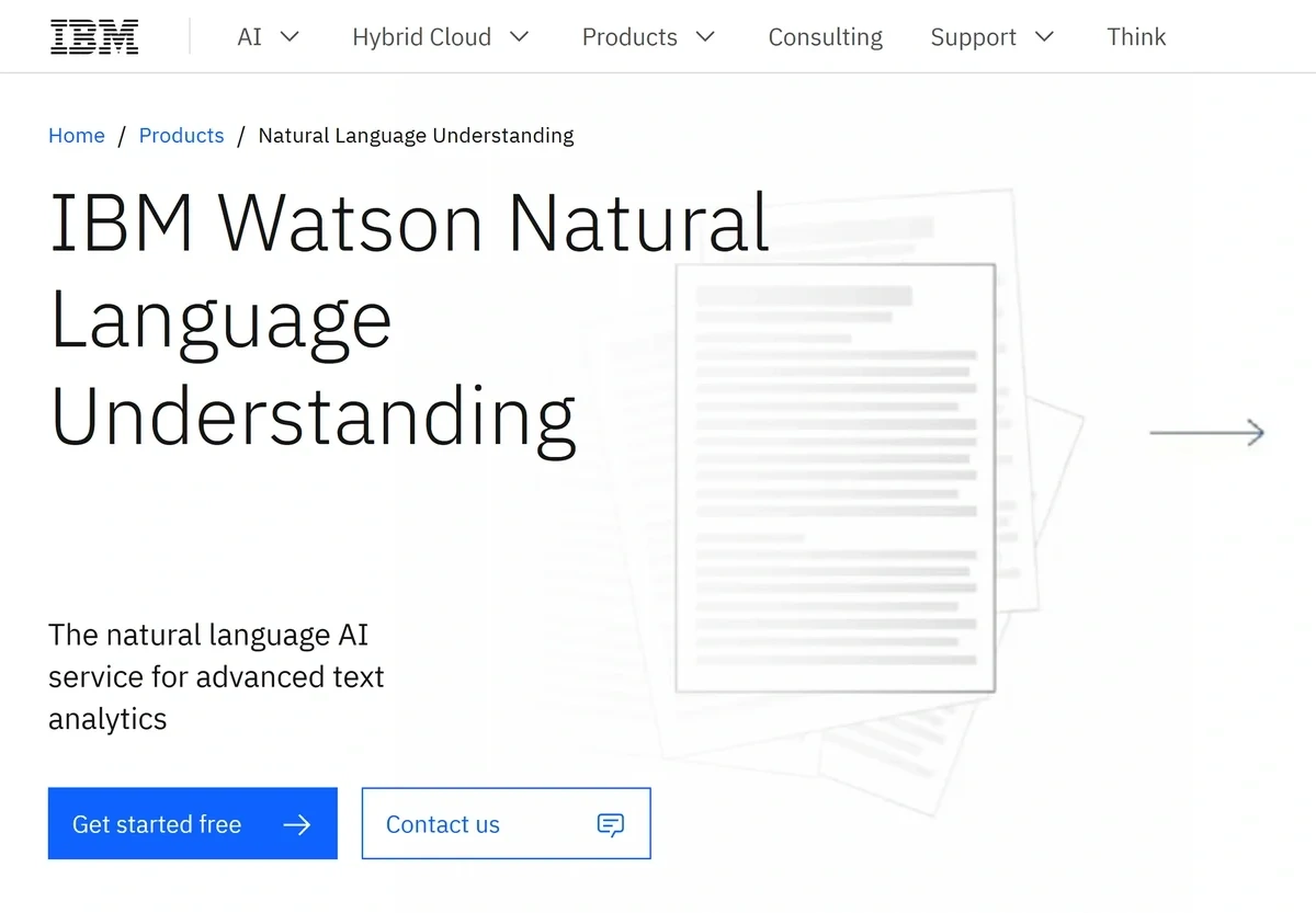 IBM Watson Natural Language Understanding