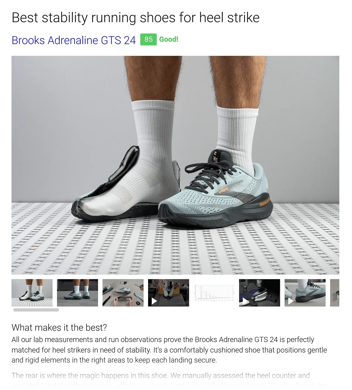 Listicles with product types by intent