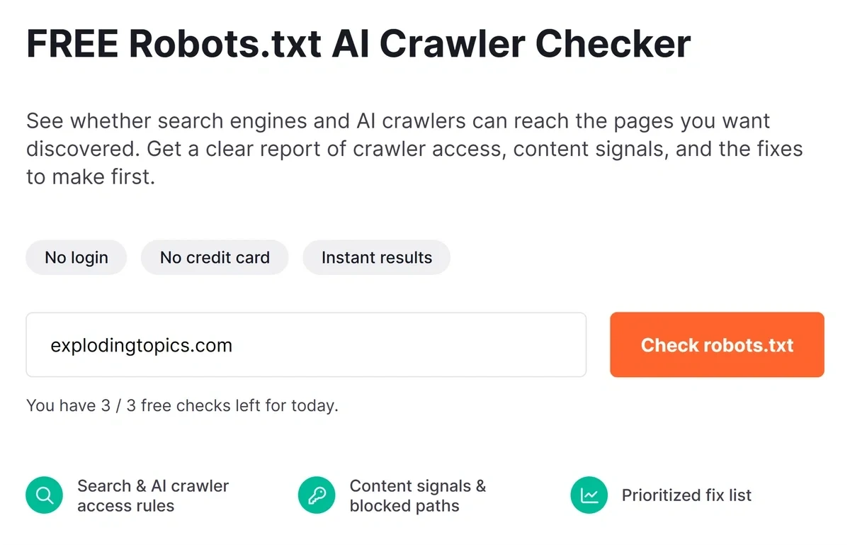 What Is The Robots.txt AI Crawler Checker? graphic