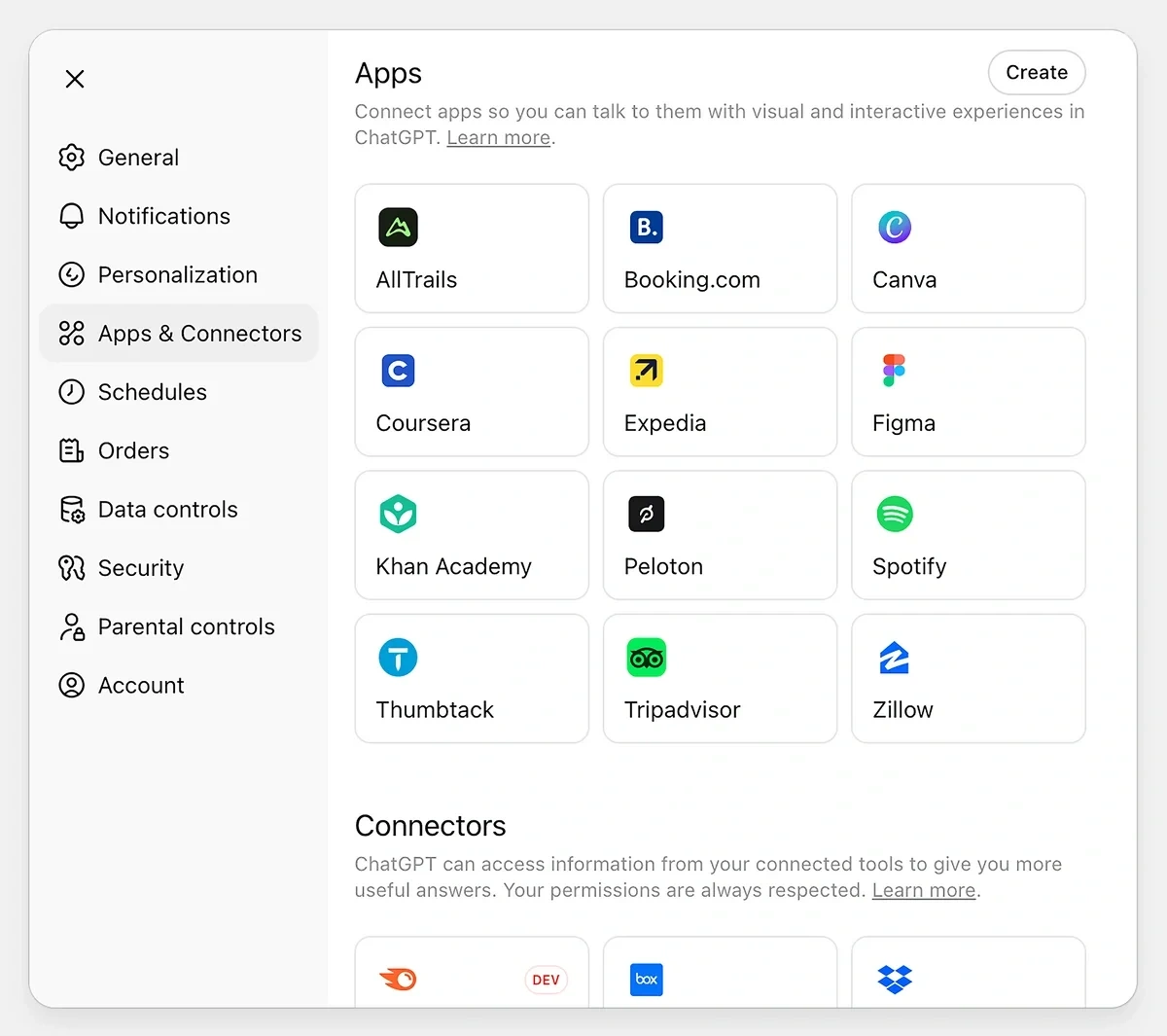 Creating a custom app in ChatGPT