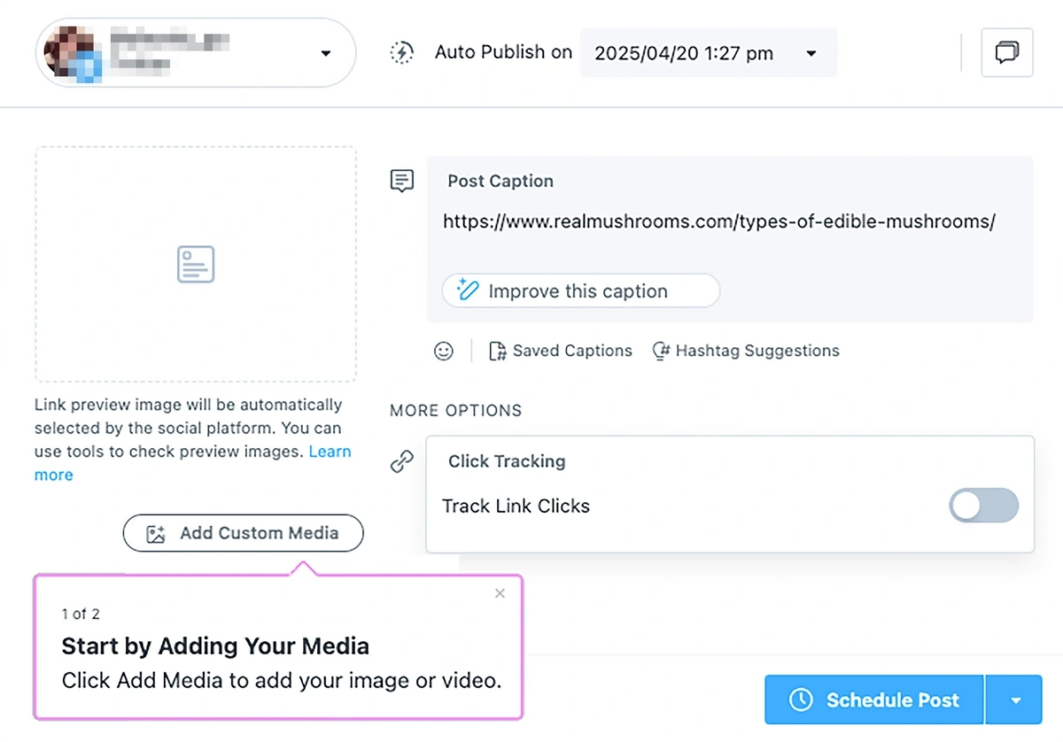 later create post feature