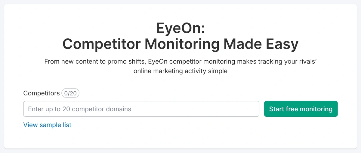 Semrush – EyeOn