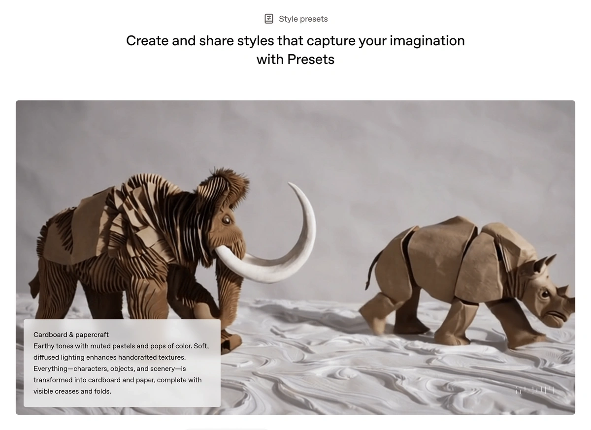 Video output from Sora, ChatGPT's AI video generator