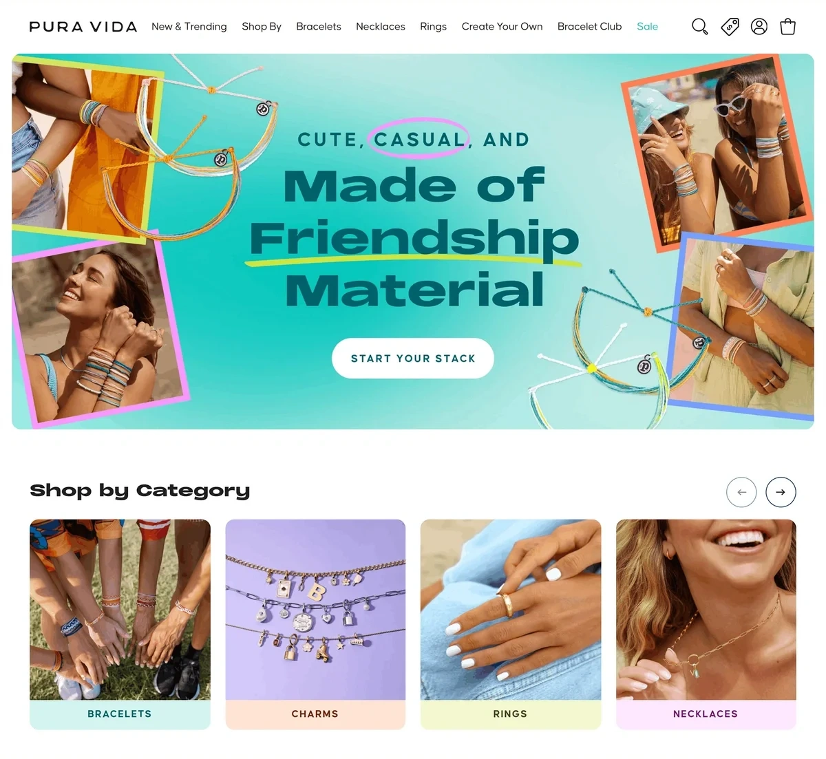 Pura Vida jewelry dropshipping site