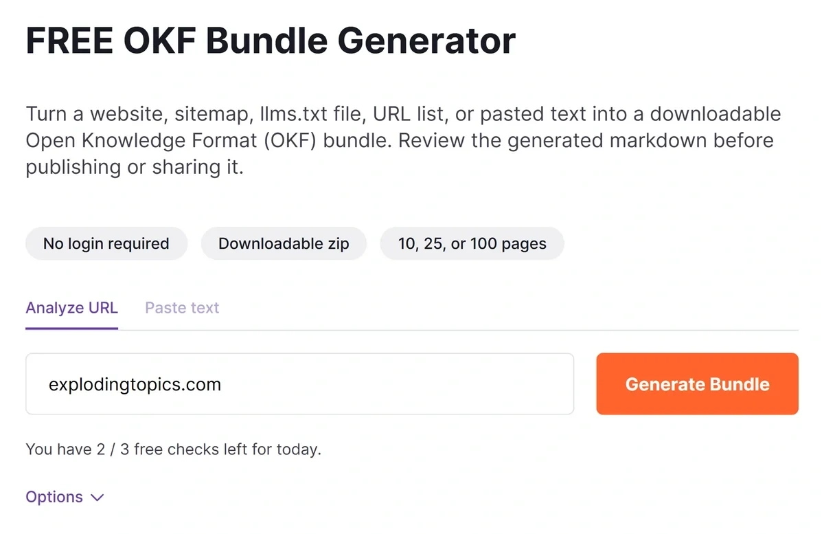 What This OKF Bundle Generator Tells You graphic
