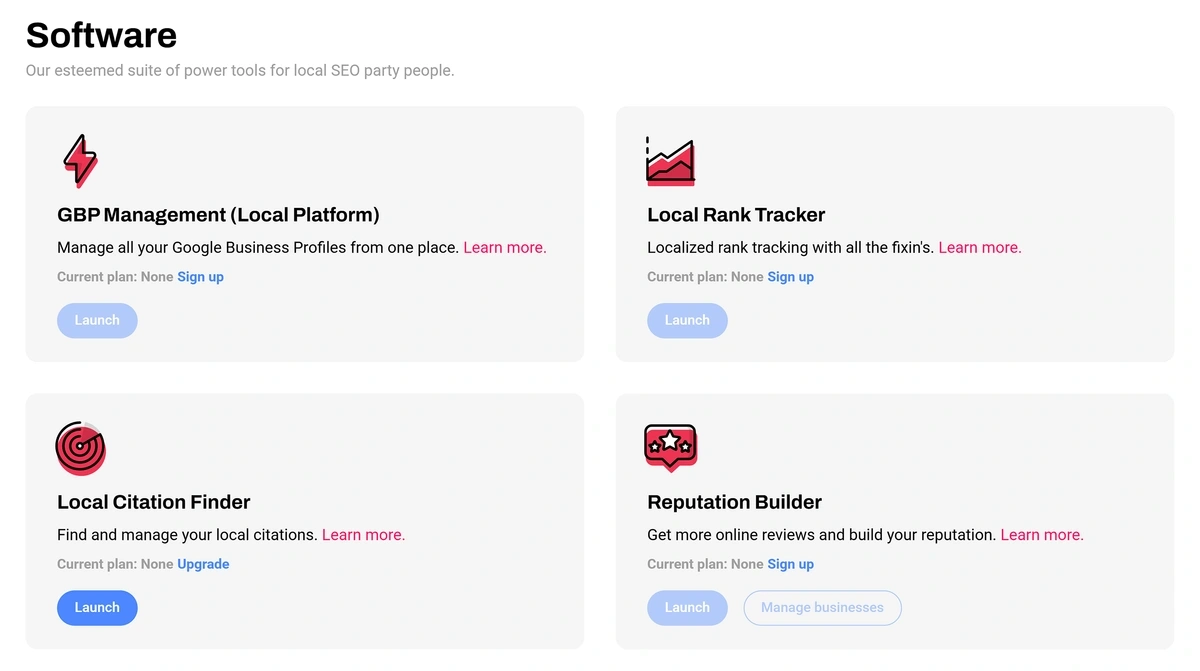 whitespark dashboard