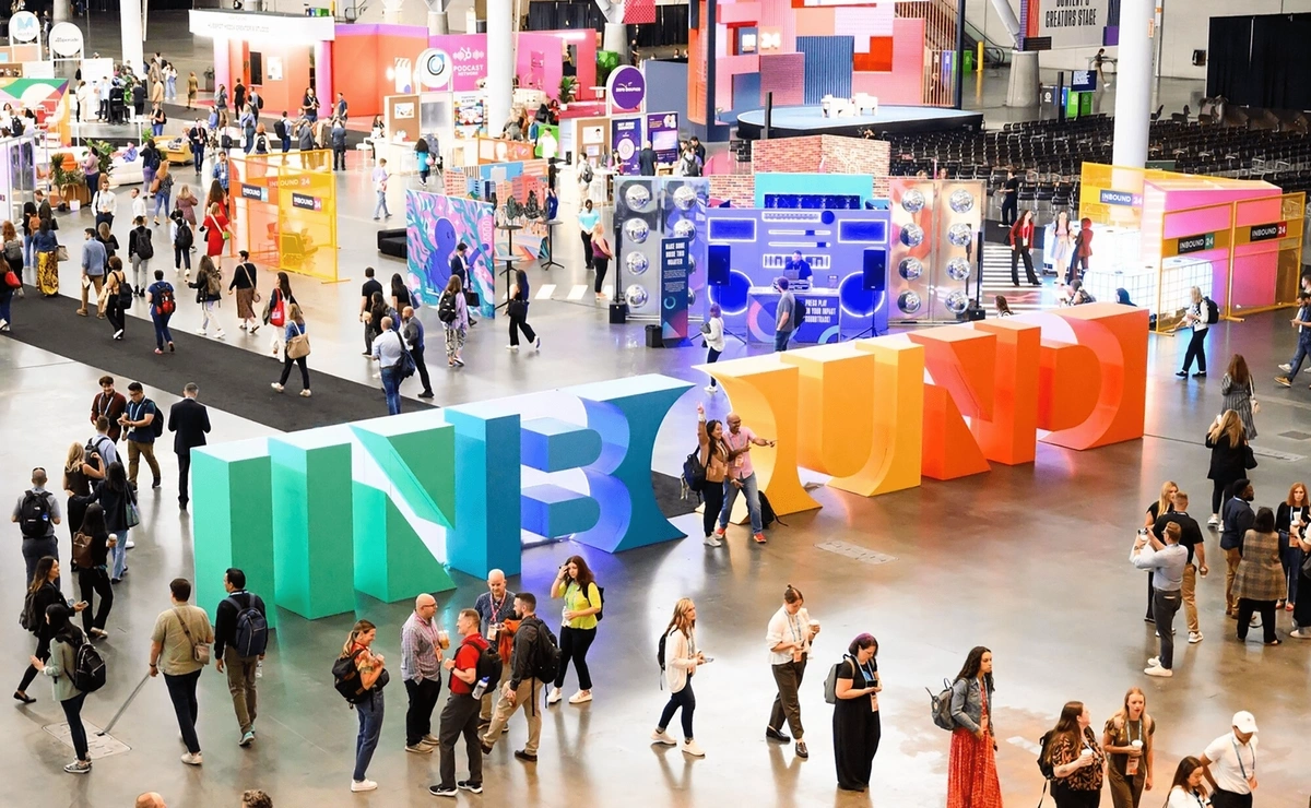 A crowd of people at the Inbound Conference 2024