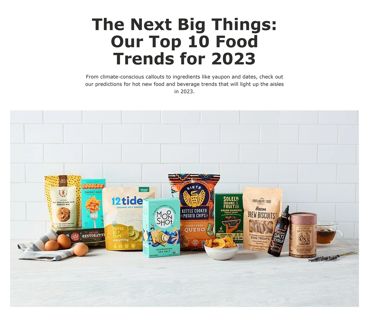 10 Important Food Trends (2023 & 2024)