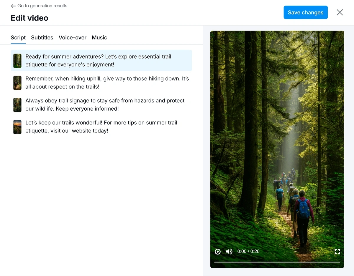 Semrush social scripted video