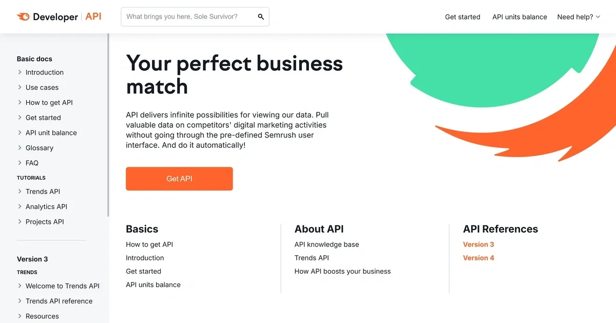 The Semrush API