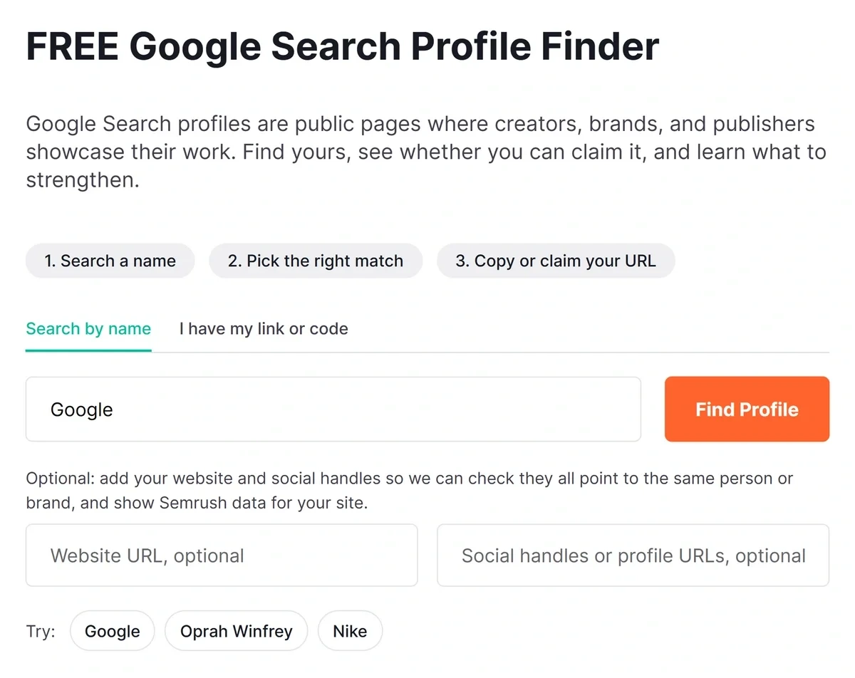 What Is a Google Search Profile? graphic