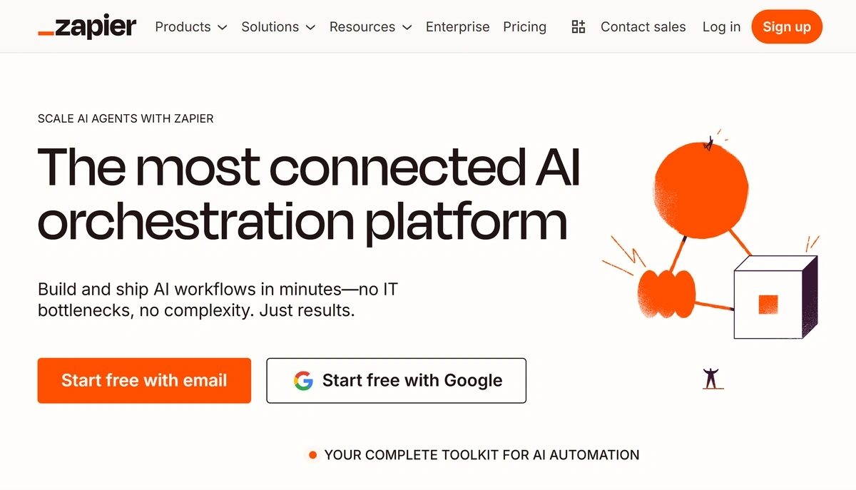 Zapier AI workflow automation