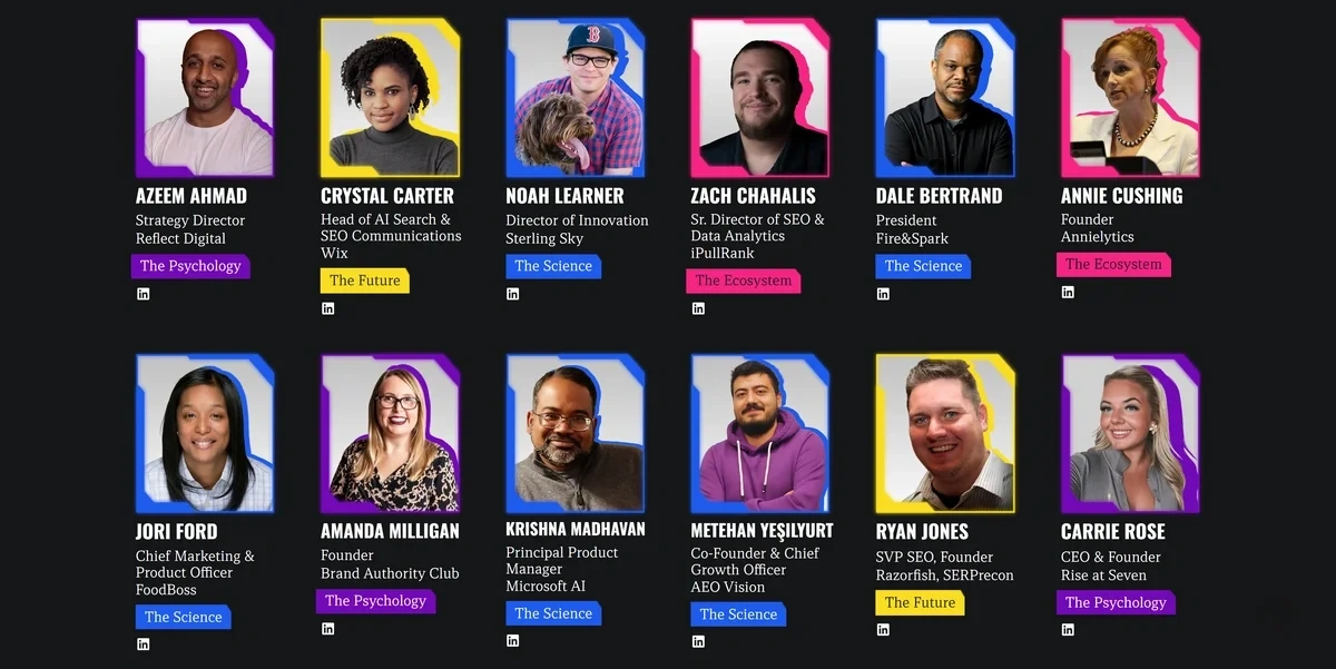 SEO Week speakers 2026