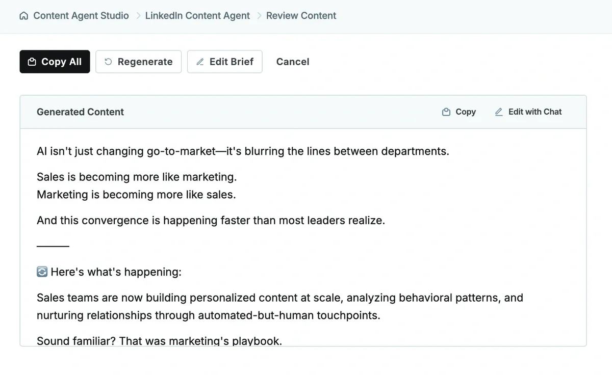 Copy.ai generated content