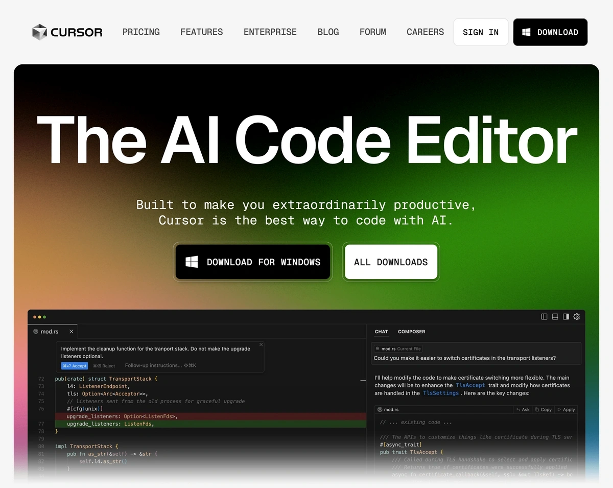 Coding in the Cursor Integrated Development Environment