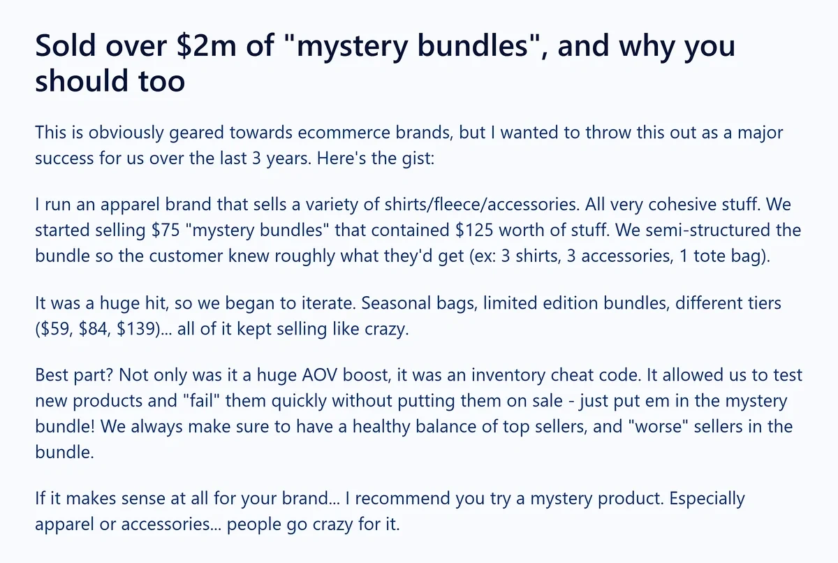  real-life success story