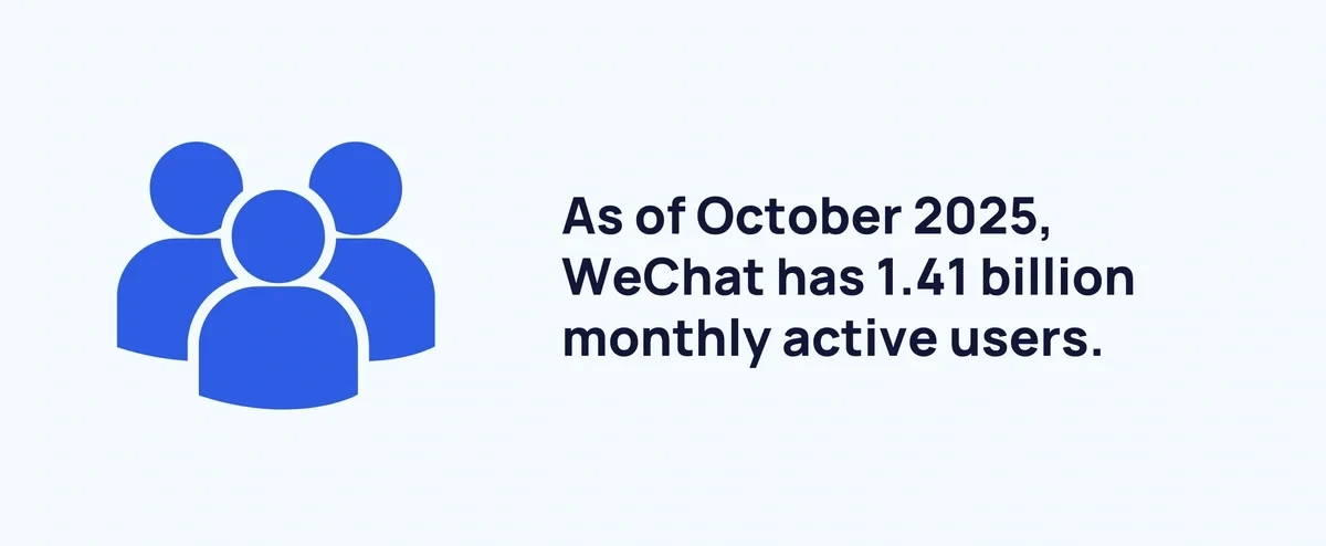 WeChat has 1.41 billion MAUs