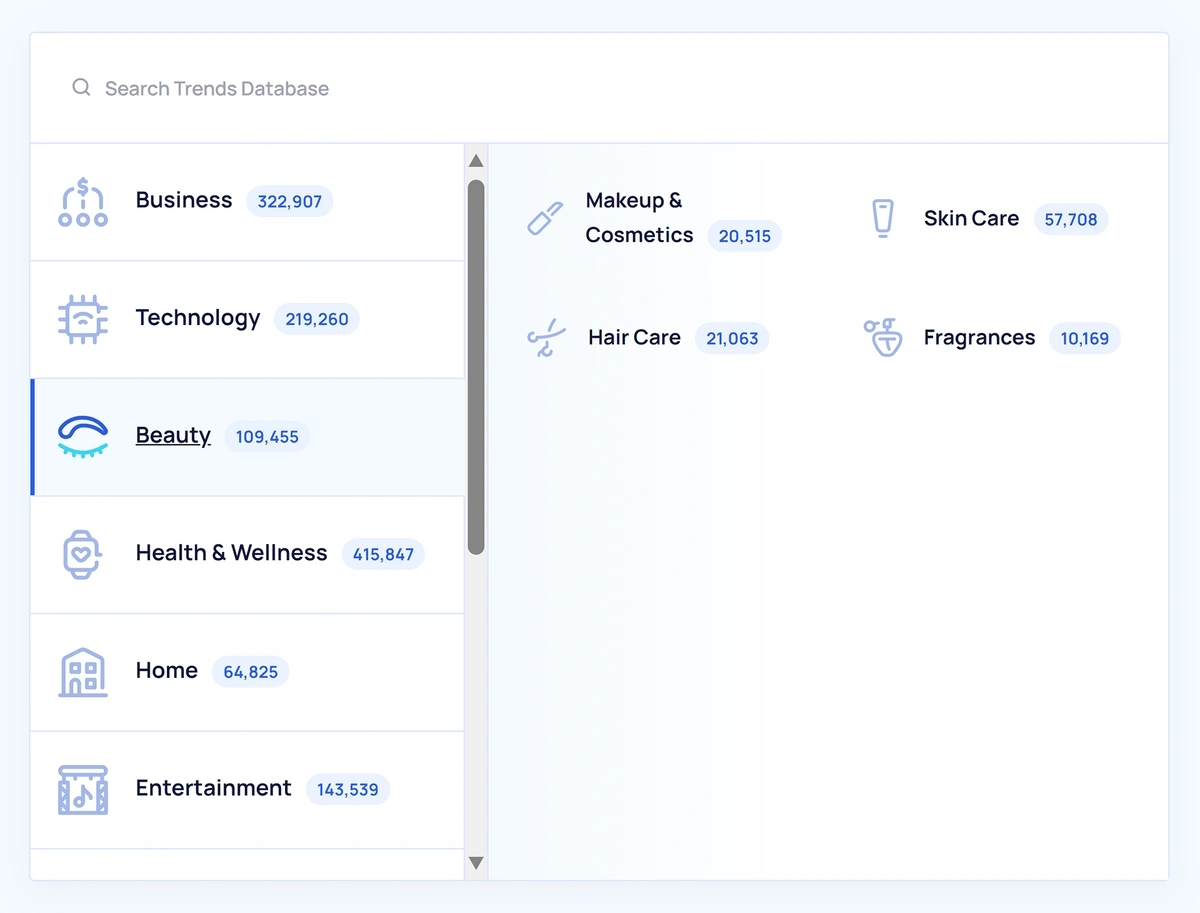 Exploding Topics – Trends Database