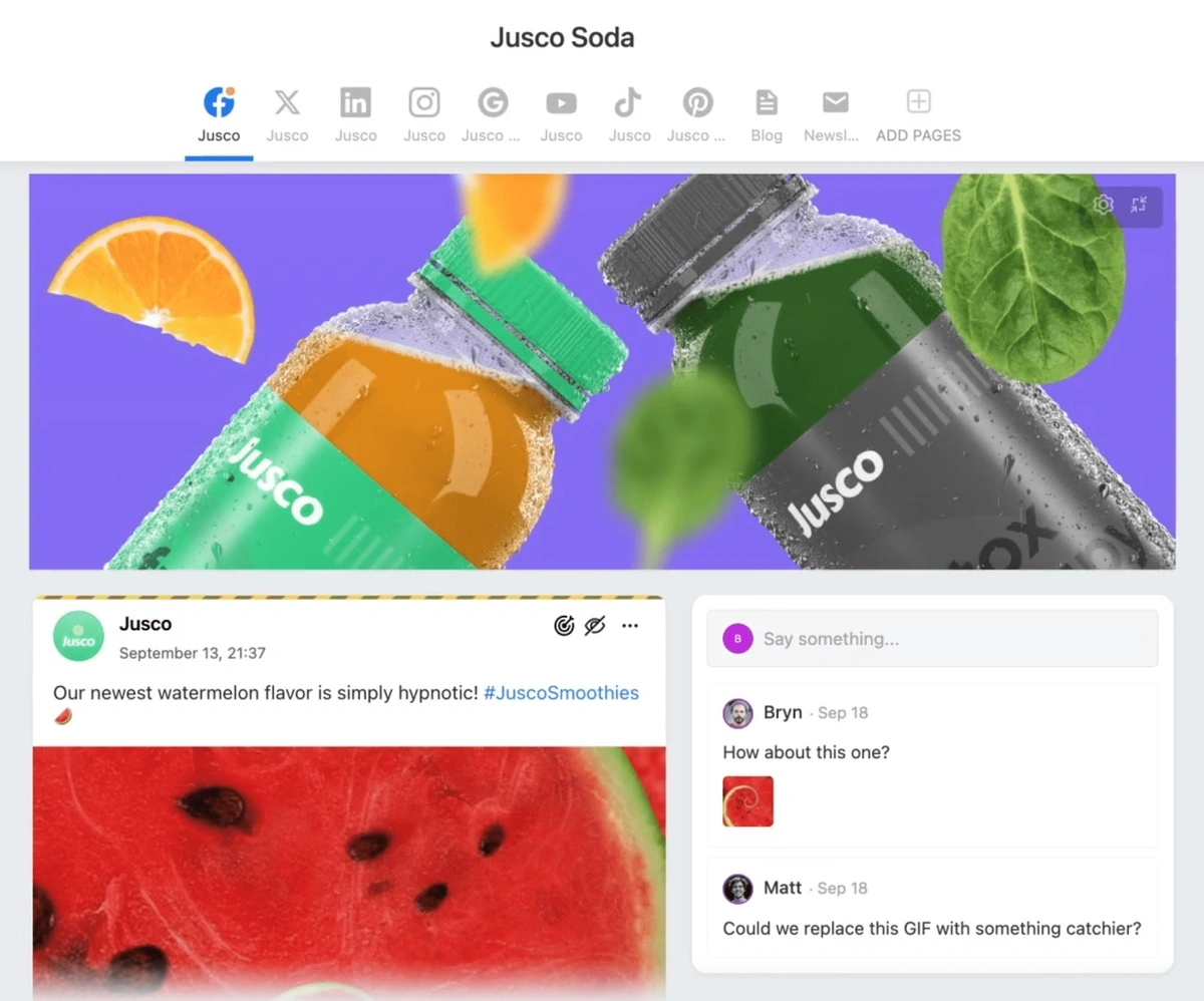 planable social feeds