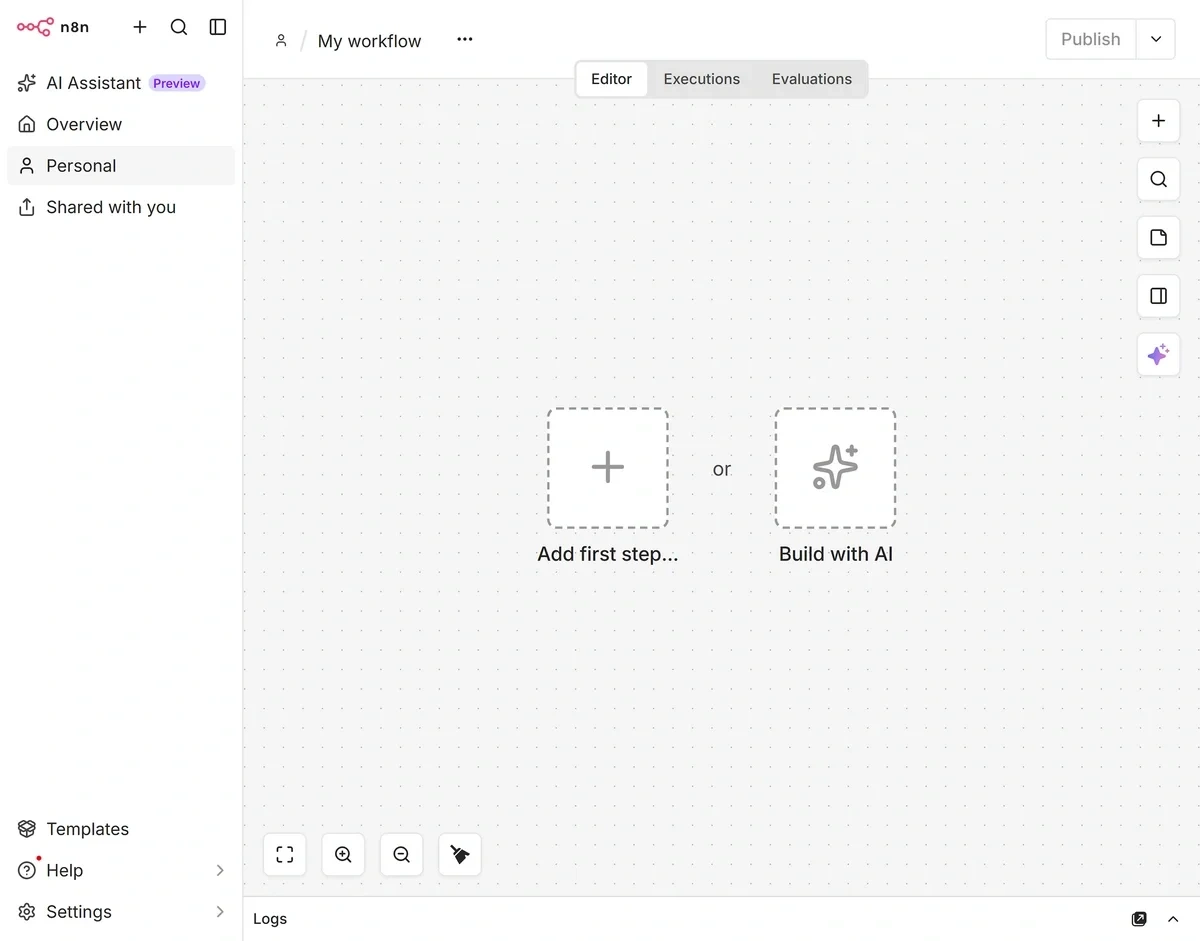 n8n AI workflow builder