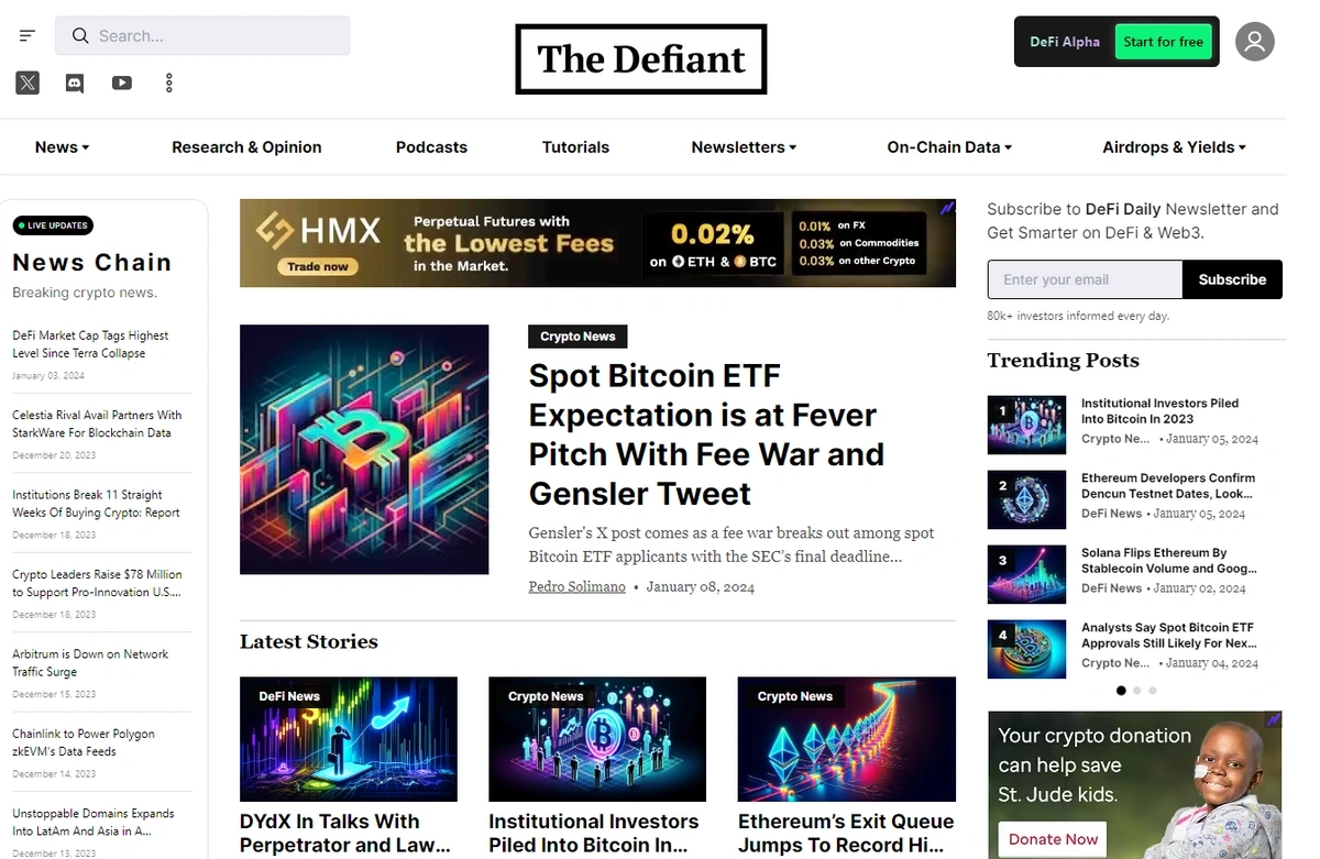 Top 25 Crypto Newsletters for 2024