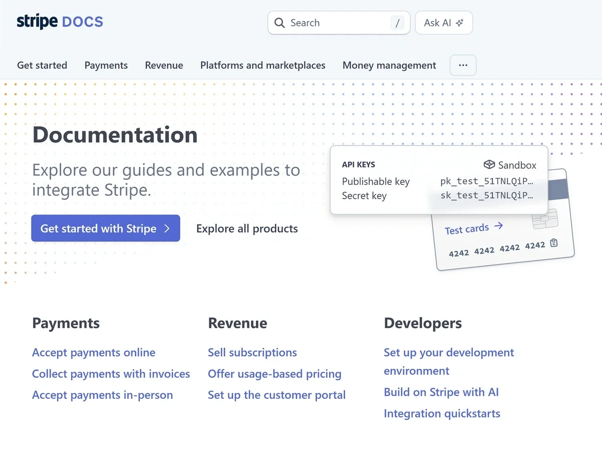 The Stripe API