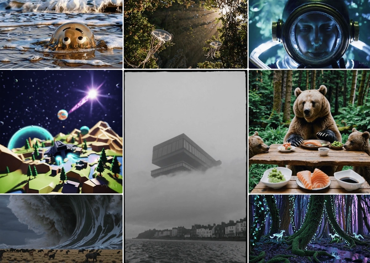 Examples of Sora's AI-generated videos