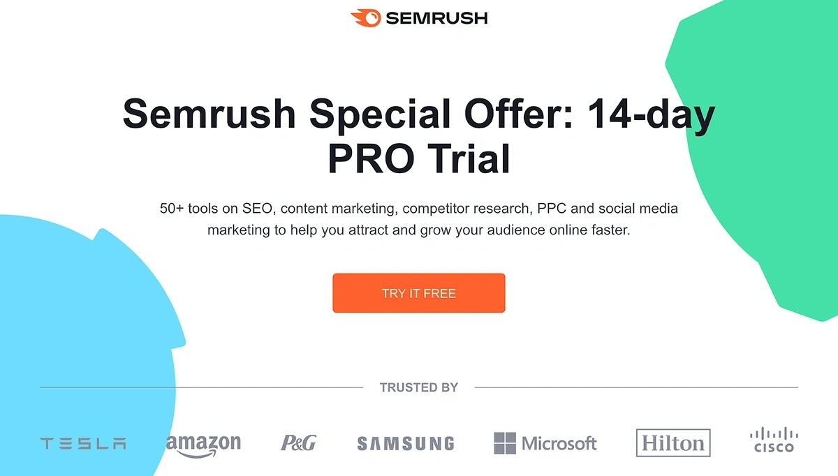 Semrush 14-day pro trial