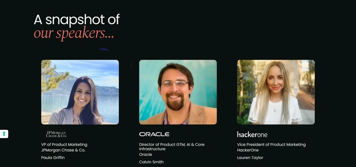 Product Marketing Alliance Boston conference speakers