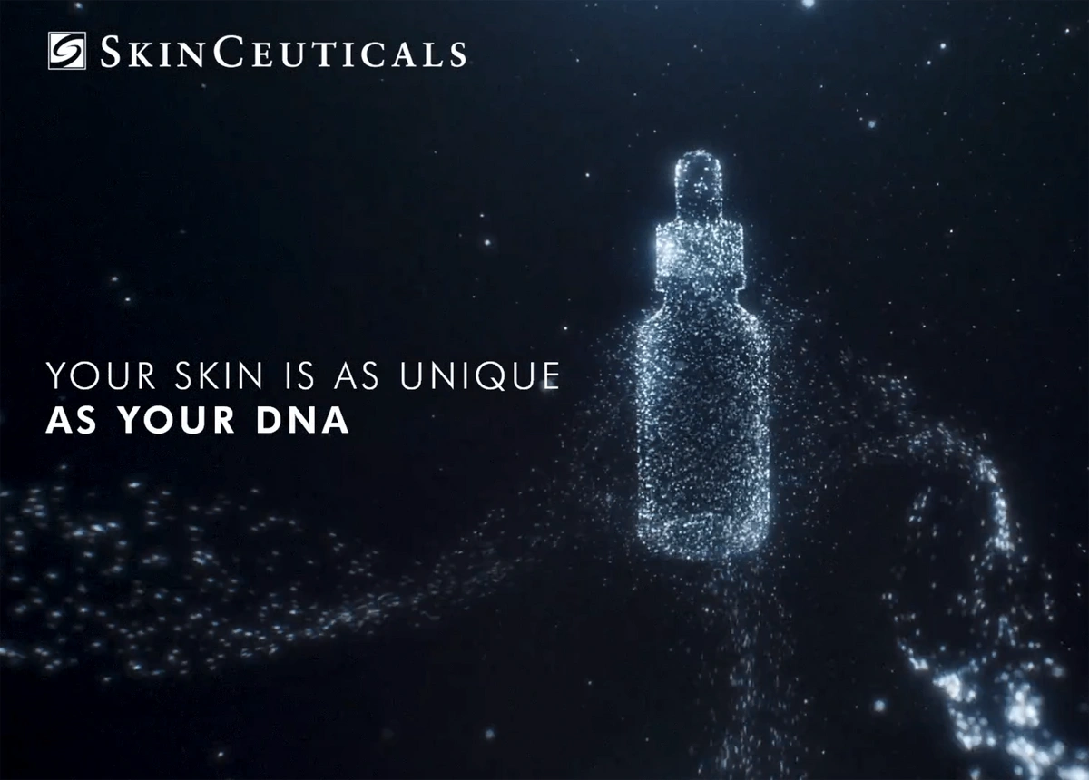 Still from a SkinCeuticals Custom D.O.S.E explainer video