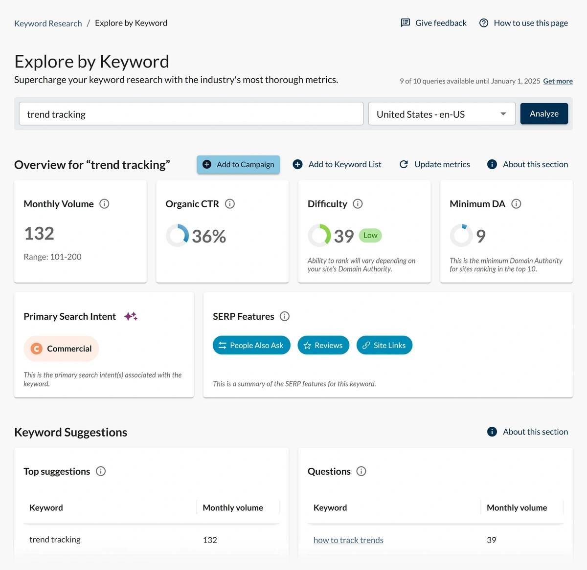 Mox Explore by Keyword example