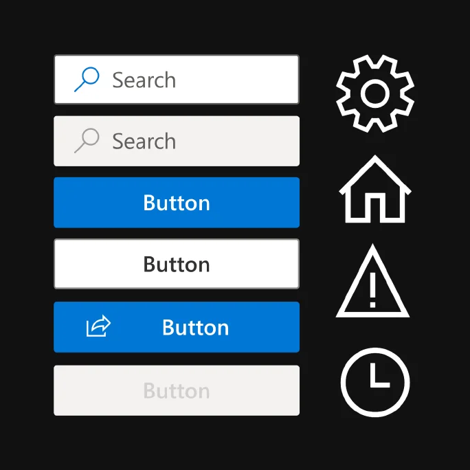 Fluent UI library in UXPin Merge